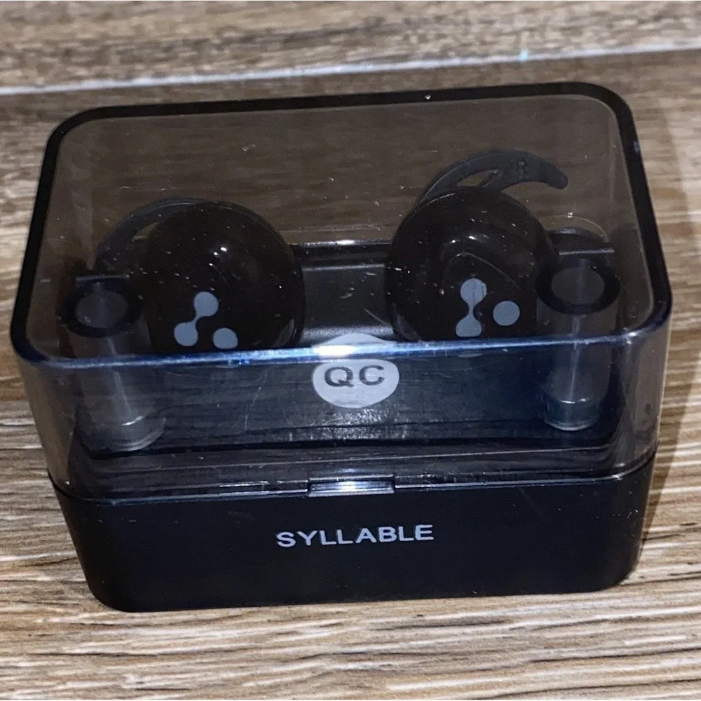 Syllable True Wireless Earbuds Bluetooth Earphones with Charging Case